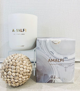 Earth Friendly 100% Coconut Wax, paraffin-free candle AMALFI